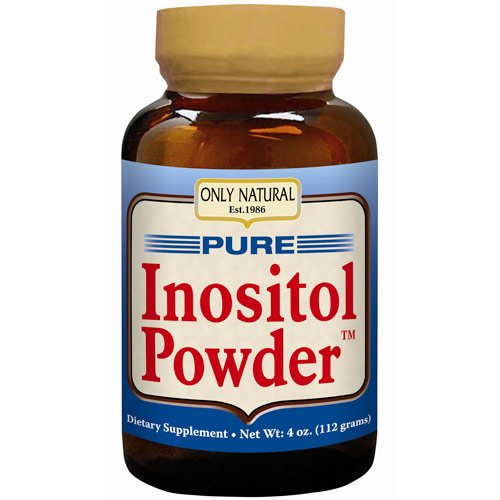 Only Natural Inc. Pure Inositol Powder, 4 oz, Only Natural Inc.