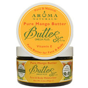 Aroma Naturals Pure Mango Butter, 3.3 oz, Aroma Naturals