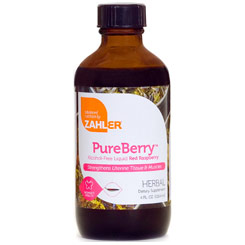 Zahler PureBerry, Alcohol Free Liquid Red Raspberry, 4 oz, Zahler