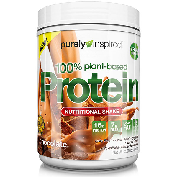 Purely Inspired Purely Inspired 100% Plant Based Protein - Chocolate, 2 lb