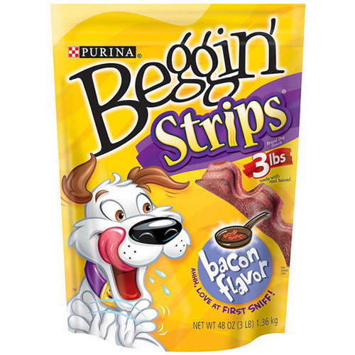 Purina Purina Beggin' Strips Dog Snack, Bacon Flavor, 48 oz