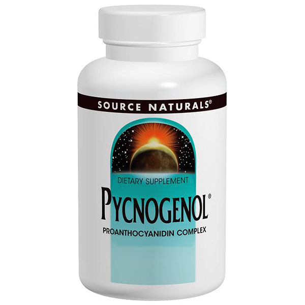 Source Naturals Pycnogenol 100 mg, Proanthocyanidin Complex, 90 Tablets, Source Naturals