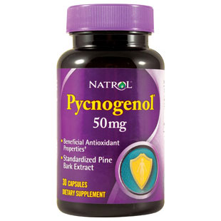 Natrol Pycnogenol 50mg (Pine Bark Extract) 30 caps from Natrol