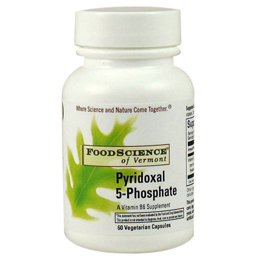 FoodScience Of Vermont Pyridoxal 5-Phosphate P5P 60 vegicaps, FoodScience Of Vermont