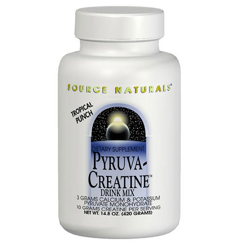Source Naturals Pyruva-Creatine (Pyruvate Creatine) Drink Mix 14.8 oz from Source Naturals