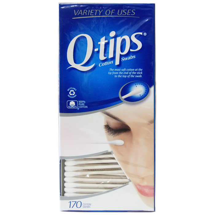Q-tips Q-tips Cotton Swabs, 100% Pure Cotton, 375 Sticks