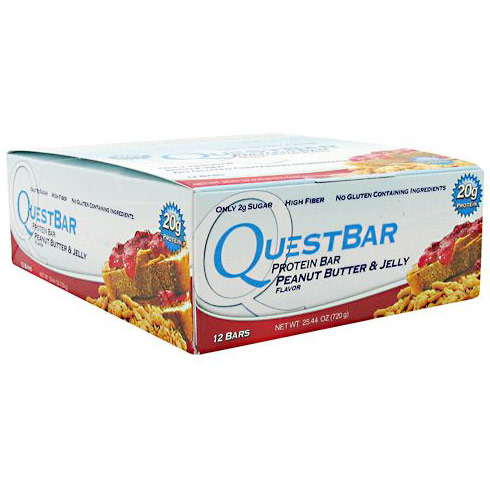 unknown QuestBar Protein Bar, Peanut Butter & Jelly, 12 Bars, Quest Nutrition