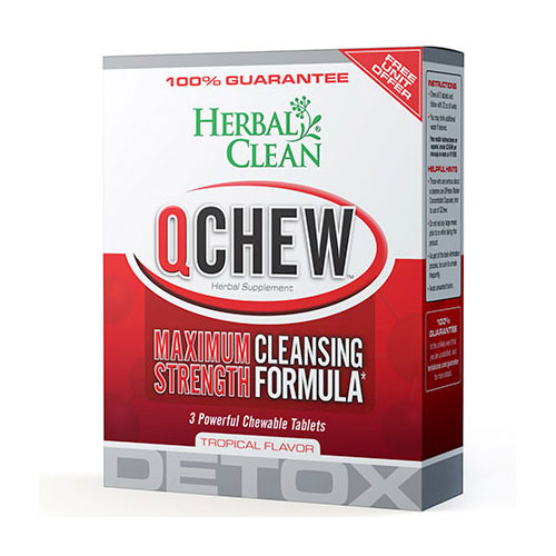 Herbal Clean Detox QClean Quick Chew Tropical 1 tablet, Herbal Clean Detox