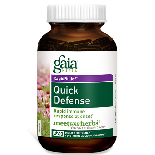 Gaia Herbs Quick Defense, 20 Liquid Phyto-Caps, Gaia Herbs