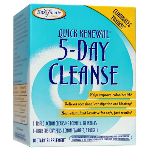Enzymatic Therapy Quick Renewal 5-Day Cleanse, 1 Kit, Enzymatic Therapy