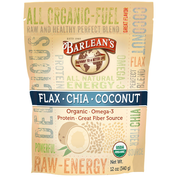 Barlean's Organic Oils Raw Energy, Organic Superfood Mix, Pouch, 12 oz, Barlean's Organic Oils
