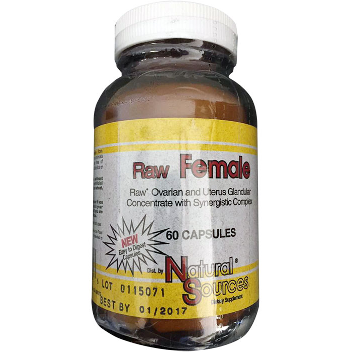 Natural Sources Raw Female, 60 Capsules, Natural Sources