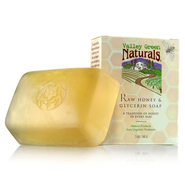 Valley Green Naturals Raw Honey & Glycerin Soap Bar, 5 oz, Valley Green Naturals