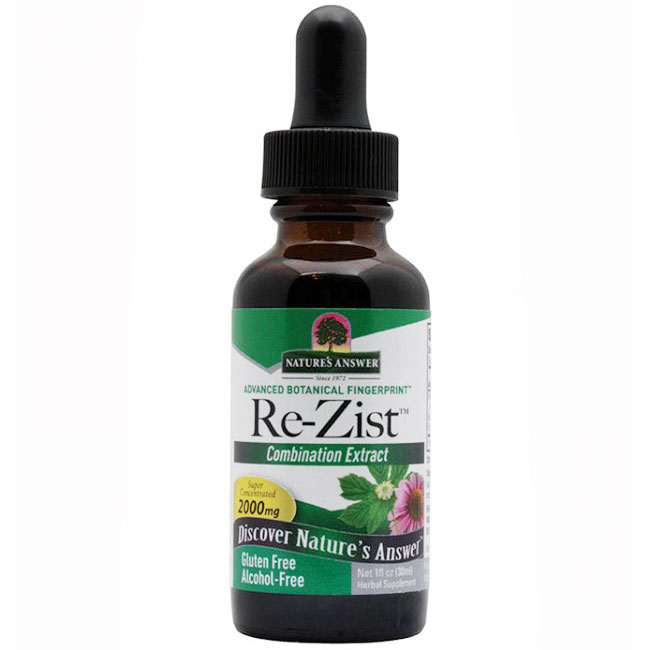 Nature's Answer Re-Zist (Healthy Immune System) Alcohol Free Extract Liquid 1 oz from Nature's Answer