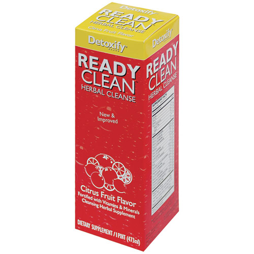 Detoxify Brand Ready Clean Drink, Orange Flavor, 16 oz, Detoxify Brand