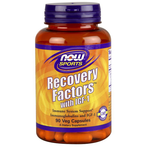 NOW Foods Recovery Factors with IGF-1, 90 Vegetarian Capsules, NOW Foods