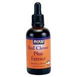 NOW Foods Red Clover Plus Extract 2 oz liquid, NOW Foods