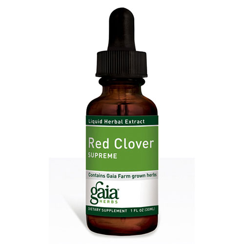 Gaia Herbs Red Clover Supreme Liquid, 1 oz, Gaia Herbs