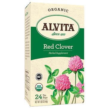 Alvita Tea Red Clover Tea Organic, 24 Tea Bags, Alvita Tea
