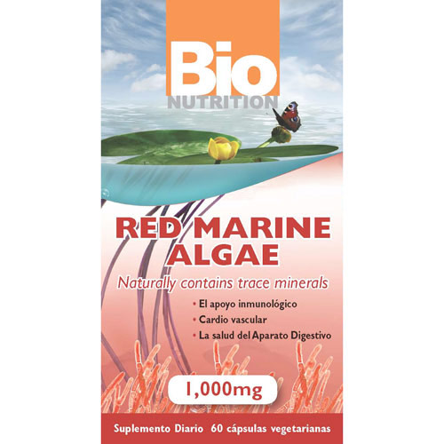 Bio Nutrition Inc. Red Marine Algae 1000 mg, 60 Vegetarian Capsules, Bio Nutrition Inc.