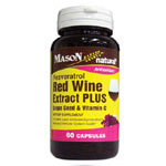 Mason Natural Red Wine Extract Plus Grape Seed & Vitamin C, 60 Capsules, Mason Natural
