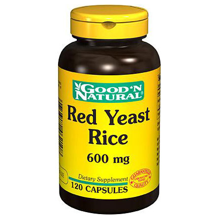 Good 'N Natural Red Yeast Rice 600 mg, 120 Capsules, Good 'N Natural