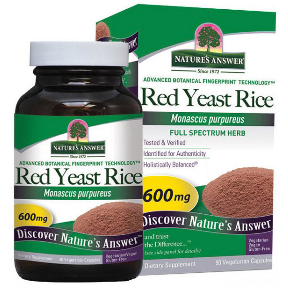 Nature's Answer Red Yeast Rice 600mg 90 caps from Nature's Answer