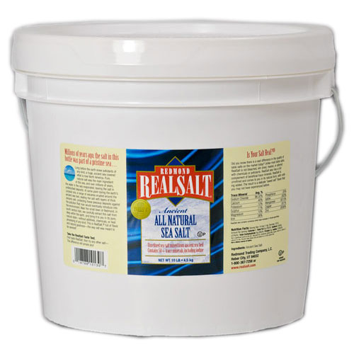 Redmond Trading Company Redmond Real Salt Granular Bulk Bucket, 10 lb, Redmond Trading Company