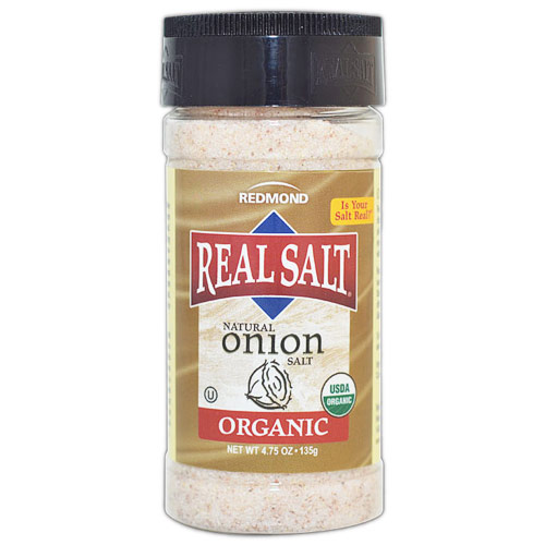 Redmond Trading Company Redmond Real Salt Organic Onion Salt, 4.75 oz, Redmond Trading Company