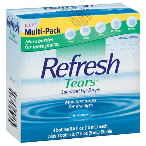 Refresh Tears Refresh Tears Lubricant Eye Drops, 15ml x 4 Bottles plus 5ml x 1 Bottle