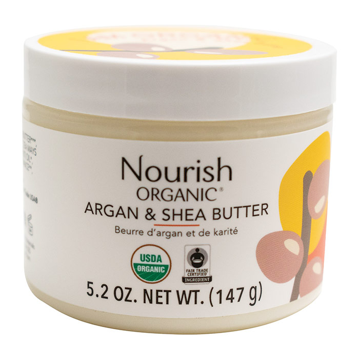 Nourish Organic Rejuvenating Argan Butter, 5.2 oz, Nourish Organic