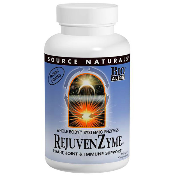 Source Naturals RejuvenZyme, Whole Body Enzymes, 120 Capsules, Source Naturals