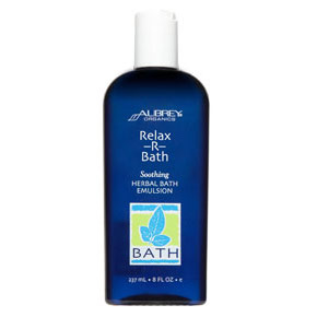 Aubrey Organics Relax-R-Bath Soothing Herbal Bath Emulsion, 16 oz, Aubrey Organics