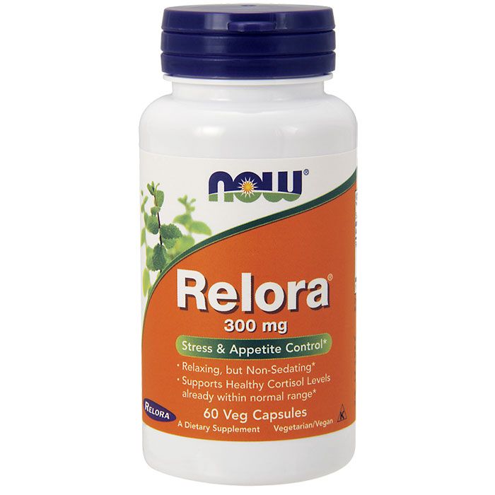 NOW Foods Relora 300mg Vegetarian 60 Vcaps, NOW Foods