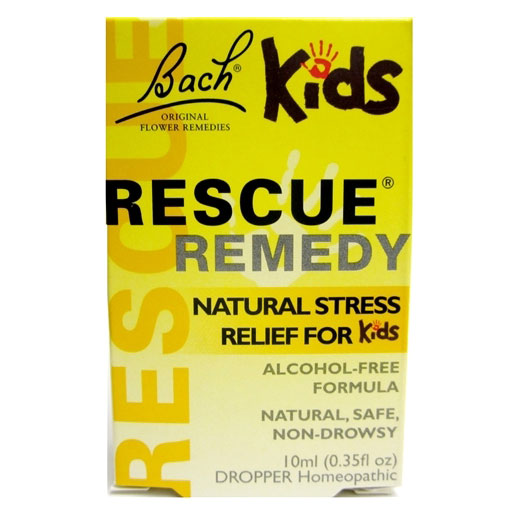 Bach Flower Essences Rescue Remedy Kids, Stress Relief for Children, 10 ml, Bach Flower Essences
