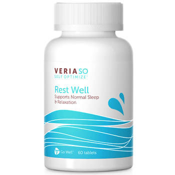 Veria SO Self Optimize Rest Well, Sleep & Relaxation Support, 60 Tablets, Veria