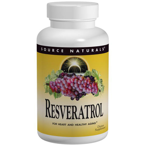 Source Naturals Resveratrol 80 mg, 30 Tablets, Source Naturals