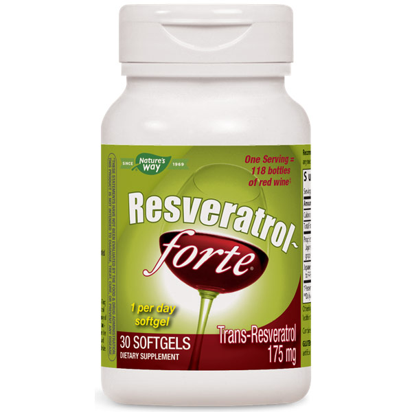 Enzymatic Therapy Resveratrol-forte High Potency, 30 Softgels, Enzymatic Therapy