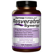 Jarrow Formulas Resveratrol Synergy, 120 Tablets, Jarrow Formulas