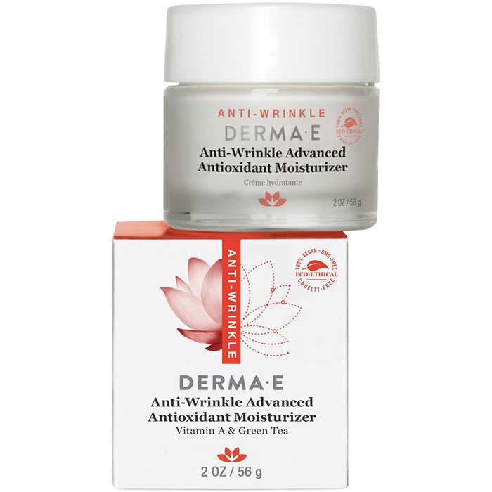Derma-E Skin Care Vitamin A (Retinol) and Green Tea Creme, 2 oz Cream, Derma-E Skin Care