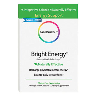 Rainbow Light Rhodiola Recharge, Energy Support, 60 Capsules, Rainbow Light