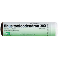 Boericke & Tafel Rhus Toxicodendron 30X, 100 Tablets, Boericke & Tafel Homeopathic
