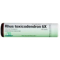 Boericke & Tafel Rhus Toxicodendron 6X, 100 Tablets, Boericke & Tafel Homeopathic