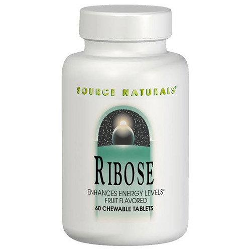 Source Naturals Ribose Chewable 1000mg ( D-Ribose ) 30 wafers from Source Naturals