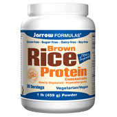 Jarrow Formulas Brown Rice Protein Concentrated Powder 1 lb, Jarrow Formulas
