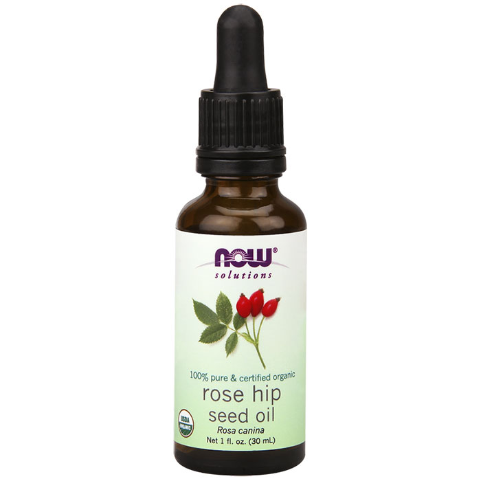 NOW Foods Rose Hip Seed Oil Certified Organic, 1 oz, NOW Foods
