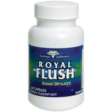 Oxylife Products Royal Flush (Bowel Stimulant), 60 Capsules, Oxylife Products