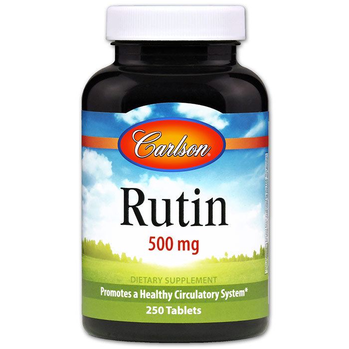 Carlson Laboratories Rutin-Quercetin, 500 mg, 250 tablets, Carlson Labs