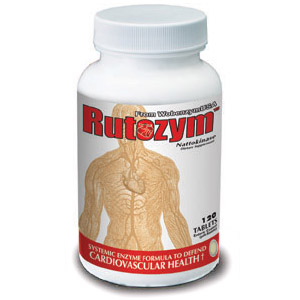 Naturally Vitamins Rutozym, Systemic Enzyme with Nattokinase, 240 tabs, Naturally Vitamins