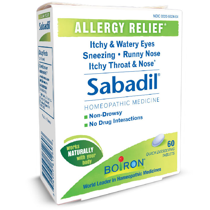 Boiron Homeopathics Sabadil Allergy Relief 60 tabs from Boiron